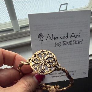 Alex and Ani Gold Compass Bracelet